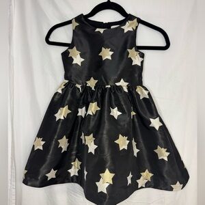 Little girls size 5 Gymboree party dress with‎ sparkly stars